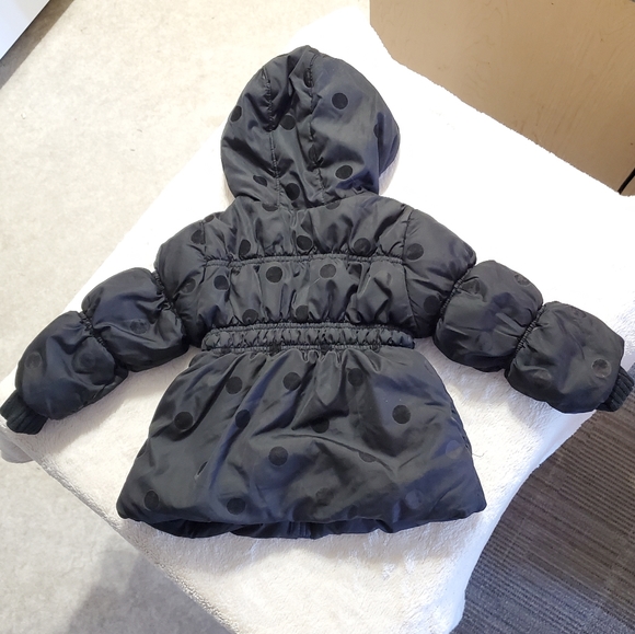 Toddler Girls Old Navy Coat Size 18-24 months Black - Picture 2 of 5